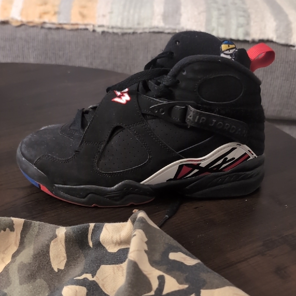 Air Jordan Kids Sneakers Black Red White